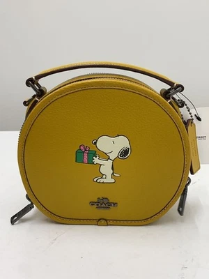 Coach X Peanuts Snoopy/Bolso de Hombro/Cuero/Ylw/H2281-Cf290// Foto 1 de 4