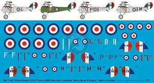 Peddinghaus 1/72 Nieuport 24 e 27 Marchi WWI Assi Britannici (4 aerei) 4477 - Foto 1 di 1