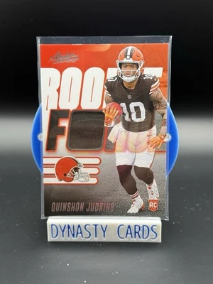 2025 Panini Absolute Quinshon Judkins Rookie Force Patch Browns - Image 1 of 2