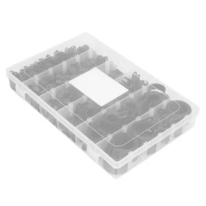 5/6/9/12/19 / 30mm 625 Stück Kabelklemmenclip Nylon-Kabelklemme R-Type Für Den❀ - Afbeelding 1 van 8