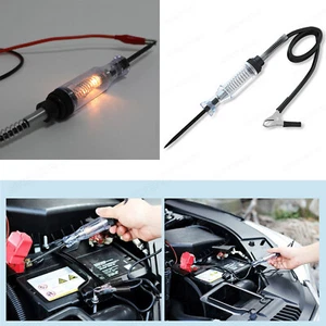 Test Light Car Circuit Tester Probe 12V 6V DC Voltage Continuity Tester Car NEW - Picture 1 of 13