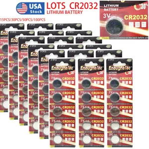 CR2032 CR 2032 3V LITHIUM BATTERY BR2032 DL2032 Remote CAR KEY - Picture 1 of 6