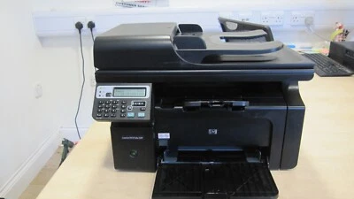 HP- LASERJET  M1217NFW MONOCHROME PRINTER + £135 +`VAT - Image 1 of 4
