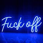 "Fuck-Off" On/Off Switch Hanging Bar Beer Cafe Home Decor Tube LED Neon Light