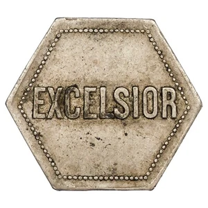 France - jeton de nécessité 20 centimes - Hôtel Excelsior - Nancy - Maillechort - Picture 1 of 2