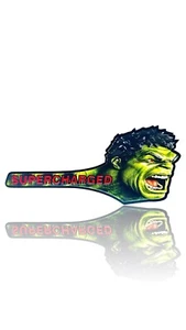 HULK Hellcat Supercharged Custom Badge Dodge Challenger Charger TRX Trackhawk - Picture 1 of 7