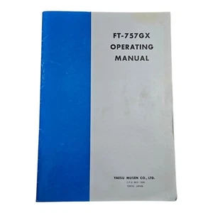 Yaesu Original FT-757GX OEM FT 757 Factory Owners Instruction Manual - Picture 1 of 2