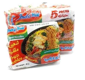 5er Pack X INDOMIE Instant Nudeln Gebratene Nudeln Geschmack نودلز بنكهة الشعيرية - Bild 1 von 1