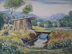 Clemens Spengler (1903 München - 1969) Original Aquarell Gebirge Landschaft (12) - Picture 1 of 10