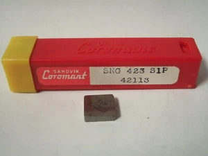 SANDVIK Coromant SNG 423 S1P 42113 Torno Molino Insertos de Carburo 10 Piezas Nuevo - Imagen 1 de 1