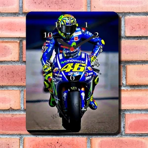 Valentino Rossi Moto GP Design A Wall Clock New boxed Gift Motorsport - Picture 1 of 2