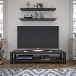 Parsons TV Stand for TVs up to 65", Espresso - Picture 1 of 35