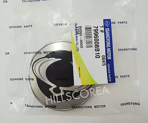 Bonnet Wing Emblem Badge For 2007 2008 2009 2010 2011 2012 SSANGYONG REXTON - Picture 1 of 2