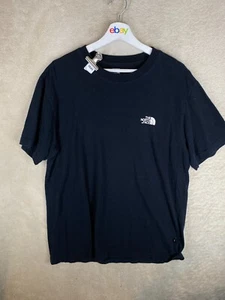 The North Face Casual T-Shirts Tee Top Size Asia XL Mens Black Logo Short Sleeve - Picture 1 of 10