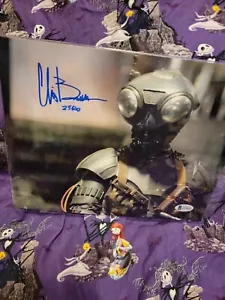 Star Wars Mandalorian Zero signiert Chris Bartlett 8x10 BAM Geek Box - Bild 1 von 3