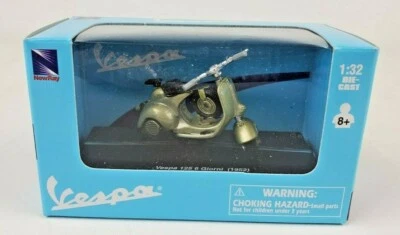 New-Ray 1952 Vespa 125 6  Giorni Moped bike 1:32 diecast model toy - Image 1 of 2