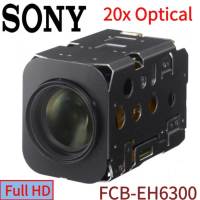 SONY FCB-EH6300 2MP Full HD 20x Optical Zoom Color Block Module Camera Indoor - Image 1 of 4