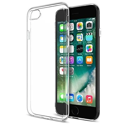 Per Apple IPHONE 7 8 Custodia Silicone Gel Ultra Sottile Gomma TPU Cover - Immagine 1 di 2