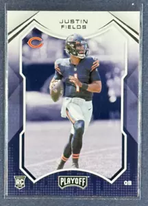 2021 Panini Playoff Justin Fields ROOKIE RC #208 Chicago Bears - Picture 1 of 2