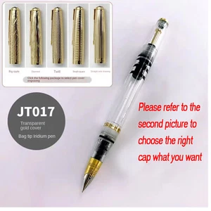 Yongsheng 601A Double Bead Vacumatic Fountain Pen Fine Nib 5 Color Cap Optional - Picture 1 of 20