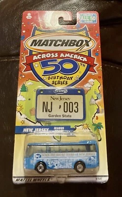🏁 MATCHBOX Across America NEW JERSEY NJ-003 Ikarus Shore Tours Bus 🏁 - Image 1 of 3