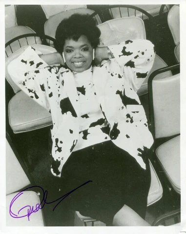 Oprah Winfrey Signed Autograph Photo Cover