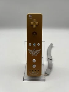 Wii - Mando a distancia original Motion Plus - Gold Zelda Skyward Sword Edition - Imagen 1 de 3