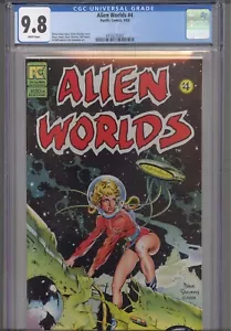 Alien Worlds #4 CGC 9.8 1983 Pacific Bruce Jones Dave Stevens Al Williamson Art - Picture 1 of 2