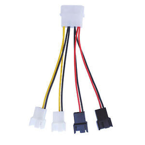 12v 5v Accessories CPU Extension Power Adapter Cable Pin To Pin