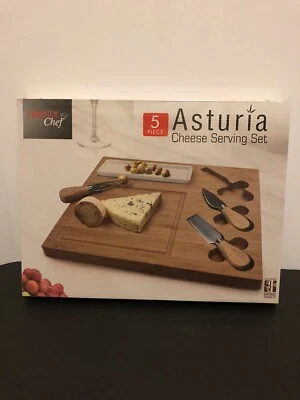 Asturia Grande Chef 5-piece Cheese Serving Set. Brand New in Original Box - Image 1 of 4