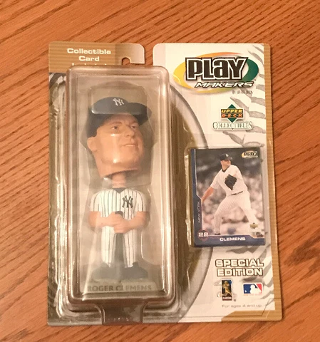 Roger Clemens 2001 Upper Deck Bobble Head Mint NEW CY Cover