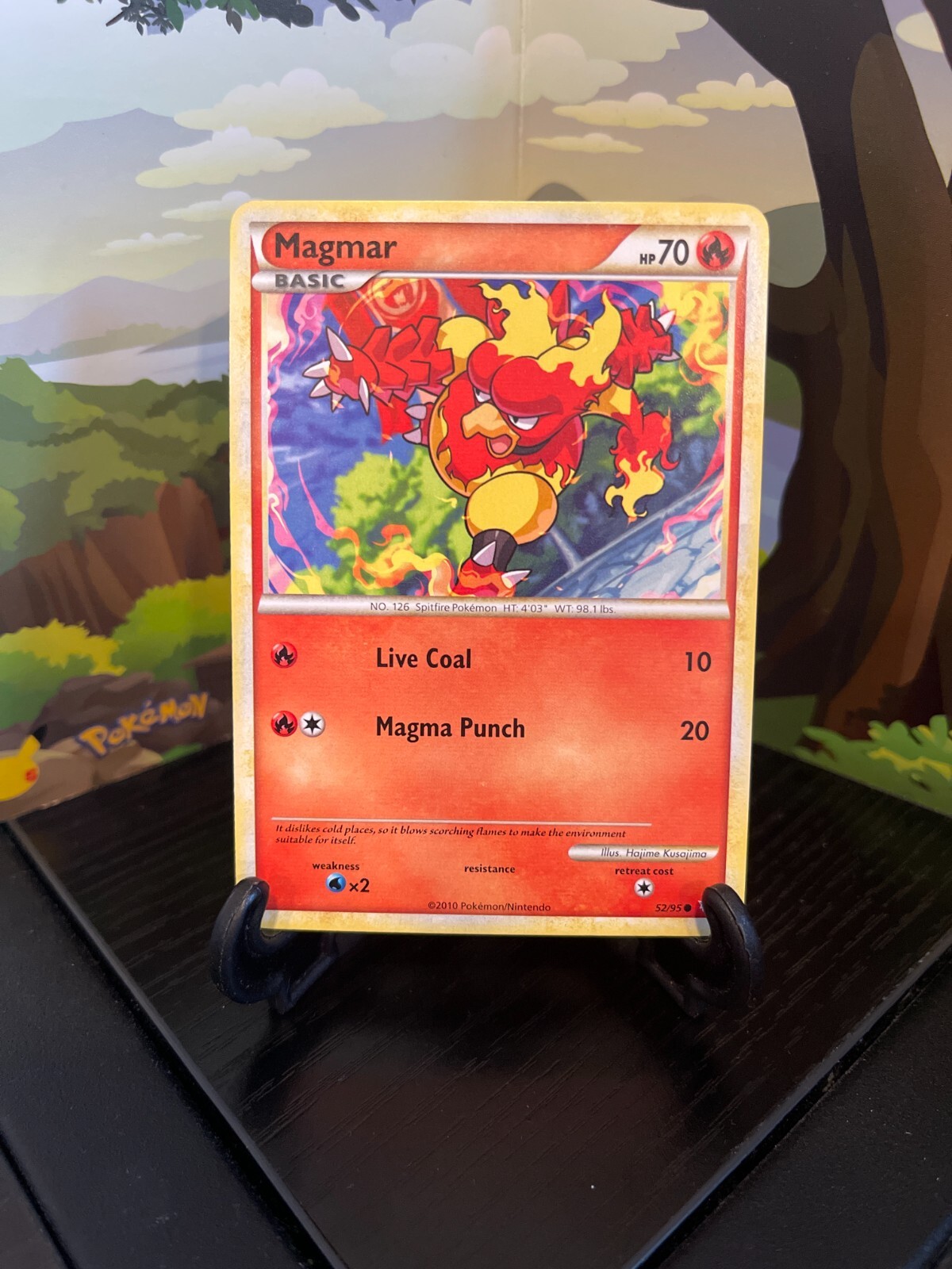 Magmar 52/95 - Unleashed - Common - Pokemon Card TCG - LP