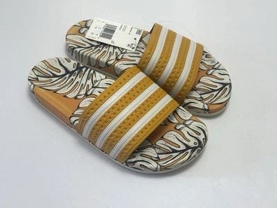 Adidas Adilette Women's Slides Tropical “The FARM Company” RARE D96682 Sz 7 - Image 1 of 4