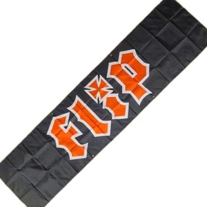 FLIP Skateboards Banner Flag 8x2 Feet Skate Gear Garage Shop Mancave Decor NEW - Picture 1 of 3