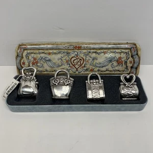 Brighton Handtasche Anhänger/Tischkartenhalter Handtasche Tasche Menge 4 Sammlerstück - Bild 1 von 3