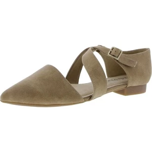 Bella Vita Womens Maddie Tan Criss-Cross Mary Janes 10 Narrow (AA,N) BHFO 9487 - Picture 1 of 3