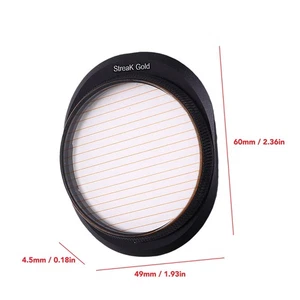 Drone Camera Optical Glass Lens Filter Fit For 4 Pro Streak Gold Repl Kit - Picture 1 of 12