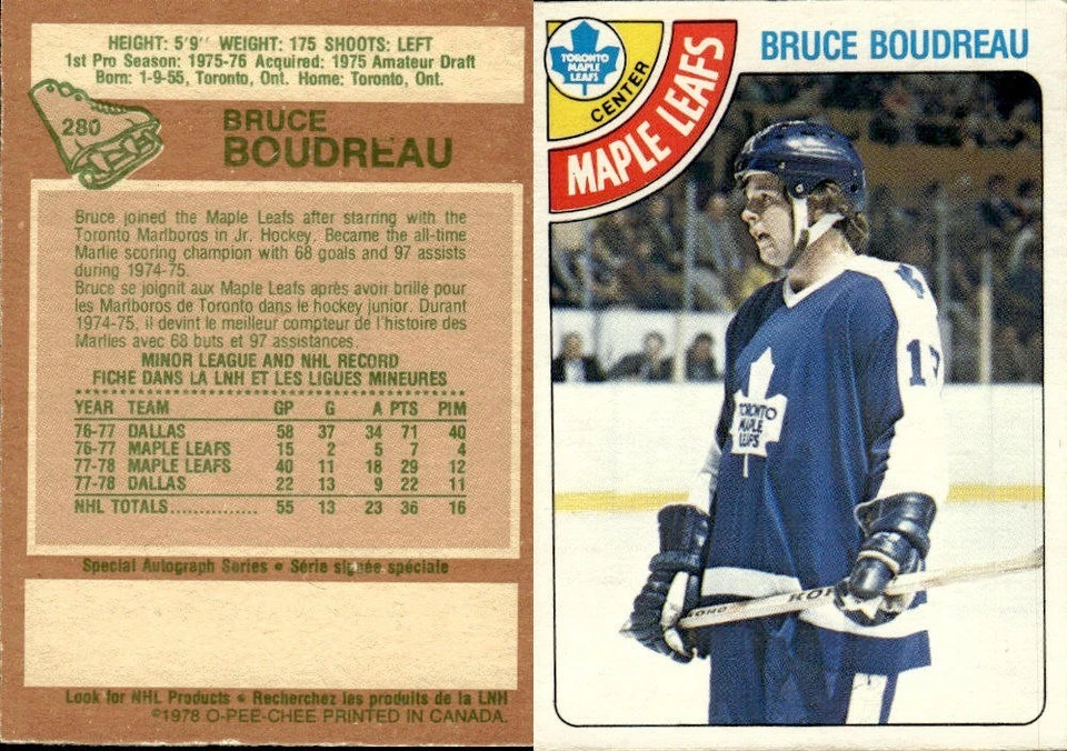 1978-79 O-Pee-Chee SET BREAK #280 Bruce Boudreau RC ROOKIE NMMT - Image 1 of 1
