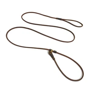 LWBMG Real Leather Slip Lead, Adjustable Dog Training Leash, Soft Genuine Lea... - Picture 1 of 5