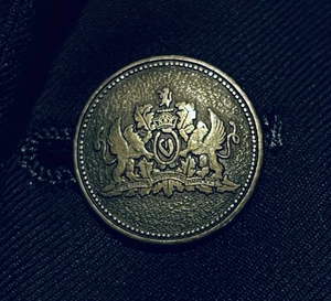 Oxxford Ambassador's Emblem Super 100s Navy Blazer w/Oxxford Crest Buttons 44R/L - Picture 1 of 7