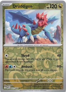 Druddigon SV: White Flare 071/086- NM - Reverse Holo - Picture 1 of 2