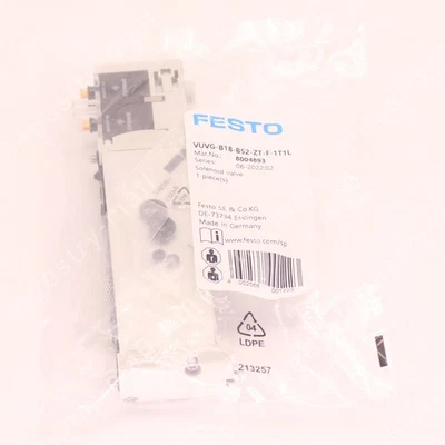 1piece new FESTO VUVG-B18-B52-ZT-F-1T1L 8004893 solenoid valve Free ship - Image 1 of 4