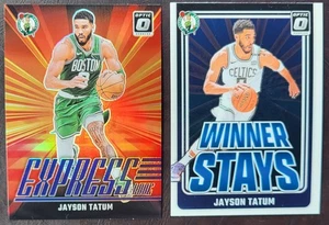 JAYSON TATUM 2024-25 Óptica PLATA PRIZM Express Lane INSERTO #9 Y EL GANADOR SE QUEDA #2 - Imagen 1 de 5