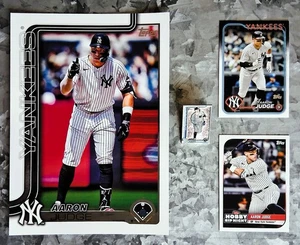 #300 Aaron Judge 2025 Topps Baseball & #CTC-7 Aaron Judge 2024 Topps Pin - Picture 1 of 3