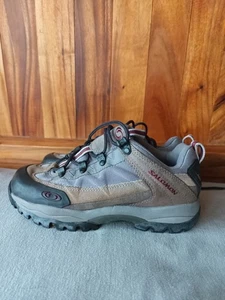 Salomon Contagrip Grey Hiking Boots - Picture 1 of 5