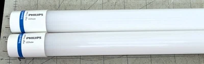2 Pack 48” LED Plug & Play Fluorescent Replacement Bulbs 4000K 2100LM Dimmable - Image 1 of 4
