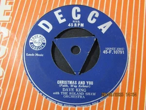 DAVE KING-CHRISTMAS AND YOU-DECCA TRI - Imagen 1 de 2