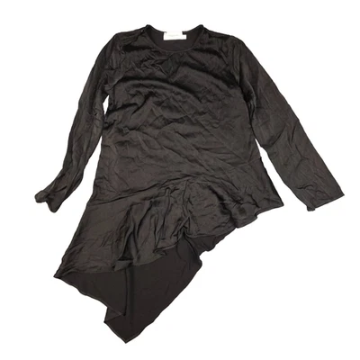 Vestido Zimmermann Mujer 2 Negro Manga Larga Ligero Dobladillo Asimétrico Talla 2 Foto 1 de 4