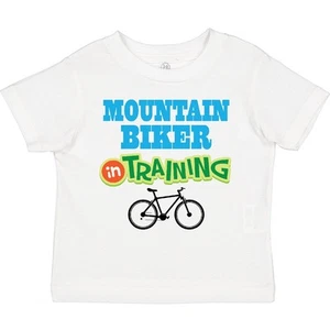 Inktastic Mountain Biker In Training Toddler T-Shirt Biking Bike Childs Clothing - Picture 1 of 8
