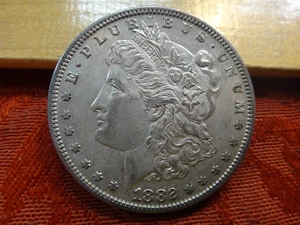 1882-S United States Morgan Silver Dollar $1 Lot 10-2 - No Reserve - Picture 1 of 3